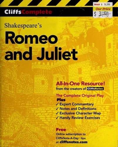CliffsComplete Shakespeare's Romeo and Juliet