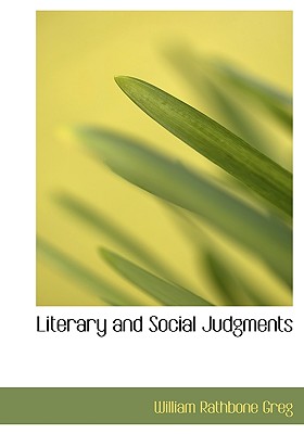 Literary and Social Judgments