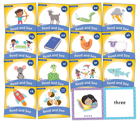 Jolly Phonics Read and See, Pack 2: In Print Letters (American