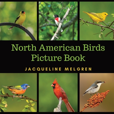 North American Birds Picture Book: Dementia Activities for Seniors (30 Premium Pictures on 70lb Paper With Names) (Large Print Edition)
