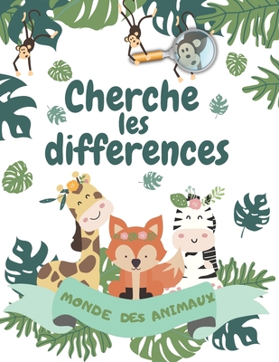 Cherche les differences: Jeux éducatif pour enfant dès 3 ans, Trouve les erreurs entre deux images dans le monde des animaux.