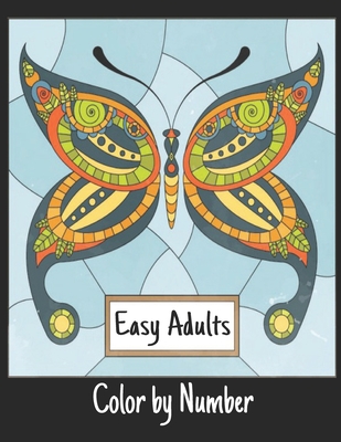 Animal Stress Relieving Patterns Color by Number Adult Coloring