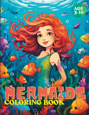 mermaid coloring book(Vol-2: mermaid coloring book for kids ages 4-8 !  Delightful Unique Drawings To Color For All Mermaid Lovers creative kids